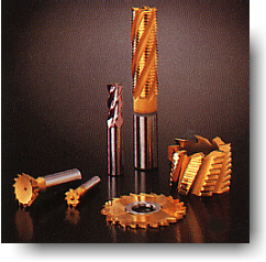 Titanium Nitride (TiN) coated milling cutters for better tool-life